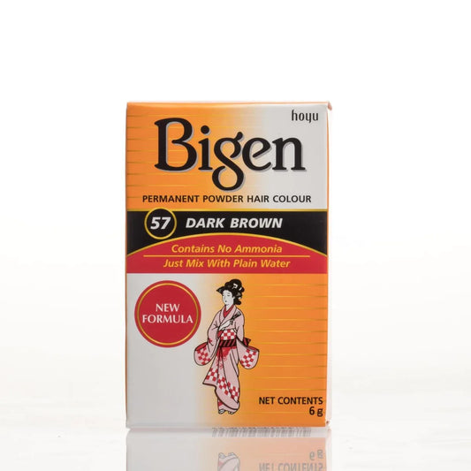 Bigen Permanent Powder Hair Color - 57 - Dark Brown