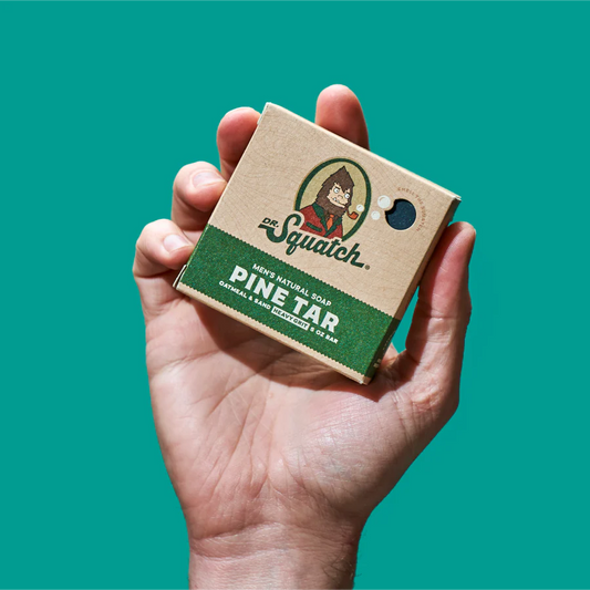 Dr Squatch PINE TAR BAR, 5oz Bar Soap