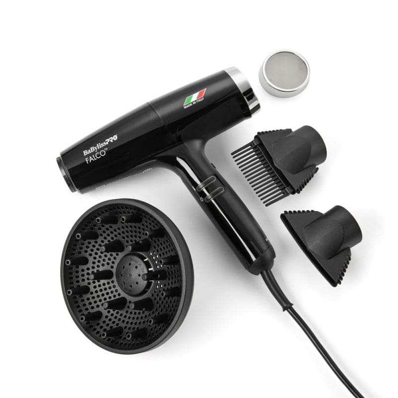 #BNT8550B BabylissPro Nano Titanium Falco Dryer - Black