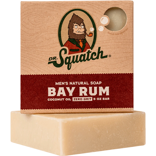 Dr Squatch BAY RUM, 5oz Bar Soap