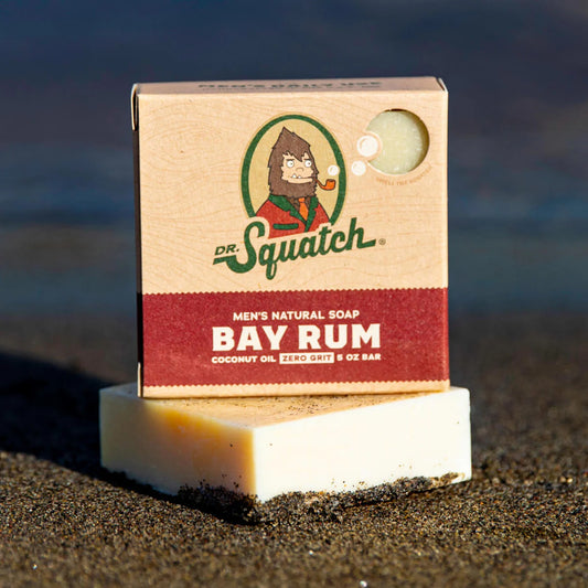 Dr Squatch BAY RUM, 5oz Bar Soap
