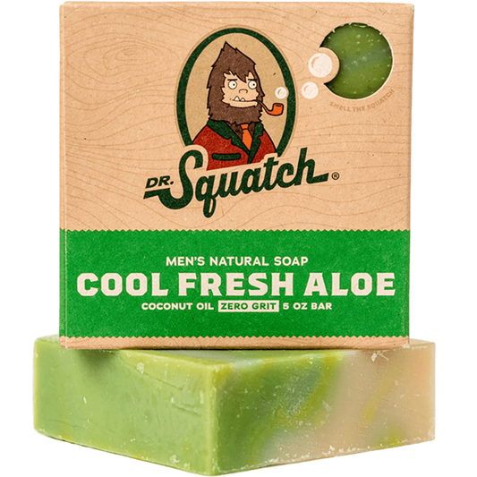 Dr Squatch COOL FRESH ALOE, 5oz Bar Soap