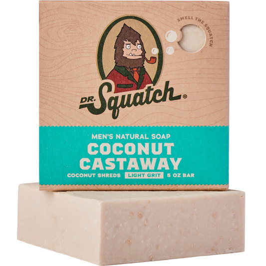 Dr Squatch COCONUT CASTAWAY, 5oz Bar Soap