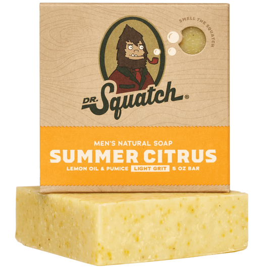 Dr Squatch SUMMER CITRUS, 5oz Bar Soap