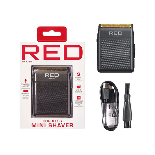 RED BY KISS CORDLESS MINI SHAVER