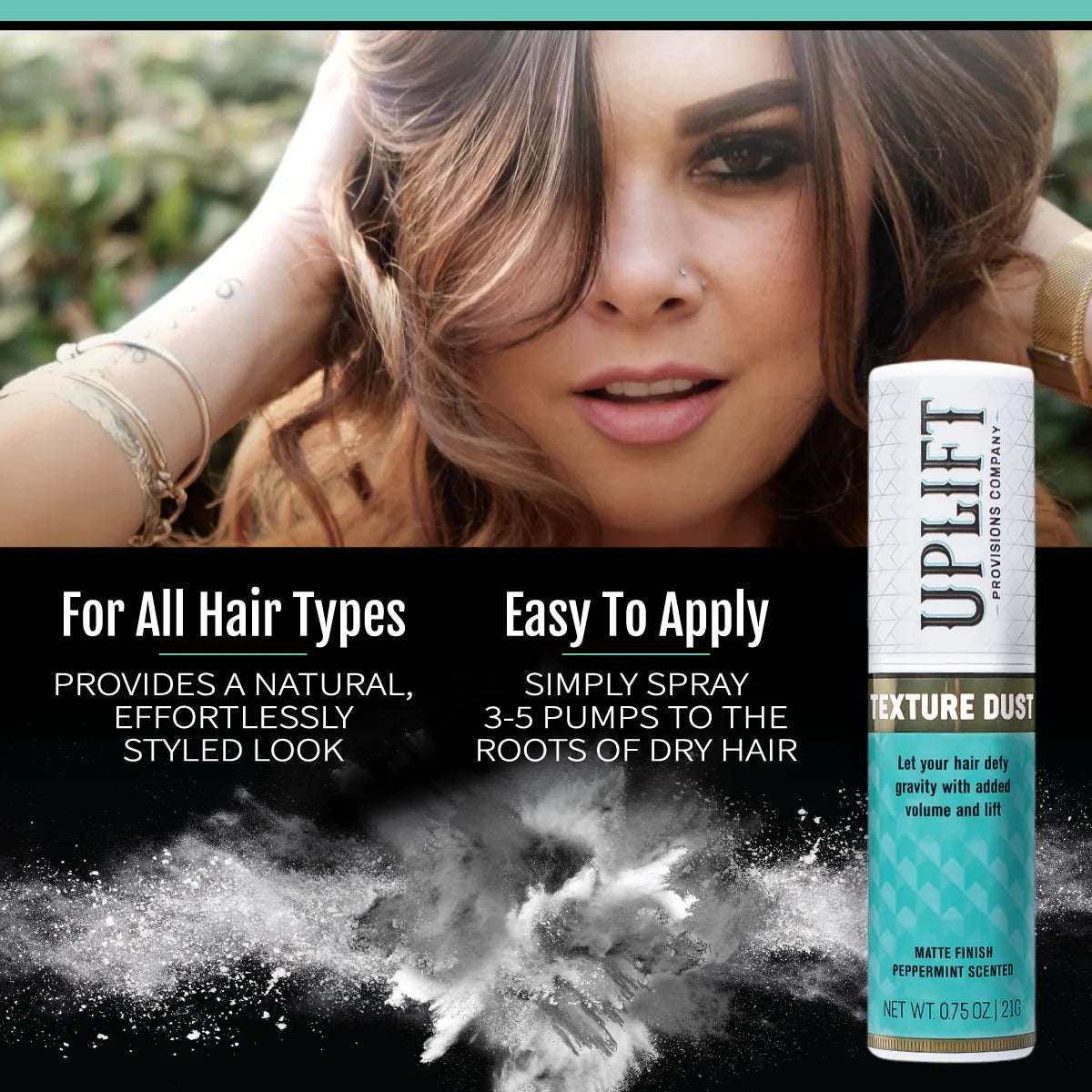 UPLIFT Texture Dust, Hair Texturizing Powder .75 oz