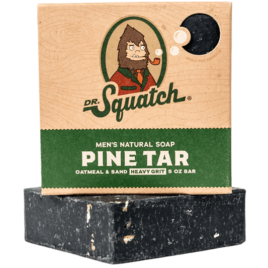 Dr Squatch PINE TAR BAR, 5oz Bar Soap