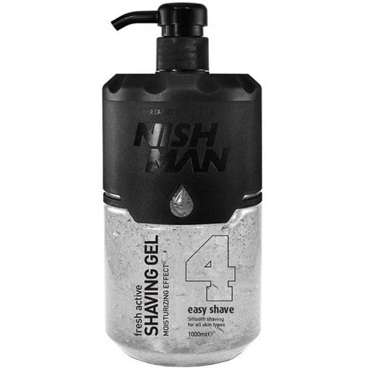 Nishman Fresh Active Shaving Gel #4 Easy Shave 34 oz