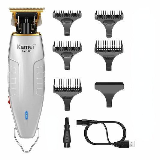 Kemei Hair Trimmer Baldheaded Hair Beard Clipper Cordless Grooming Kits KM-1931
