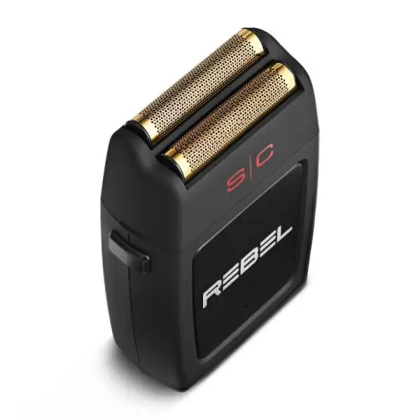 Stylecraft Rebel - Electric Foil Shaver With Super Torque Motor, Gold Titanium Foil Head #SC802B