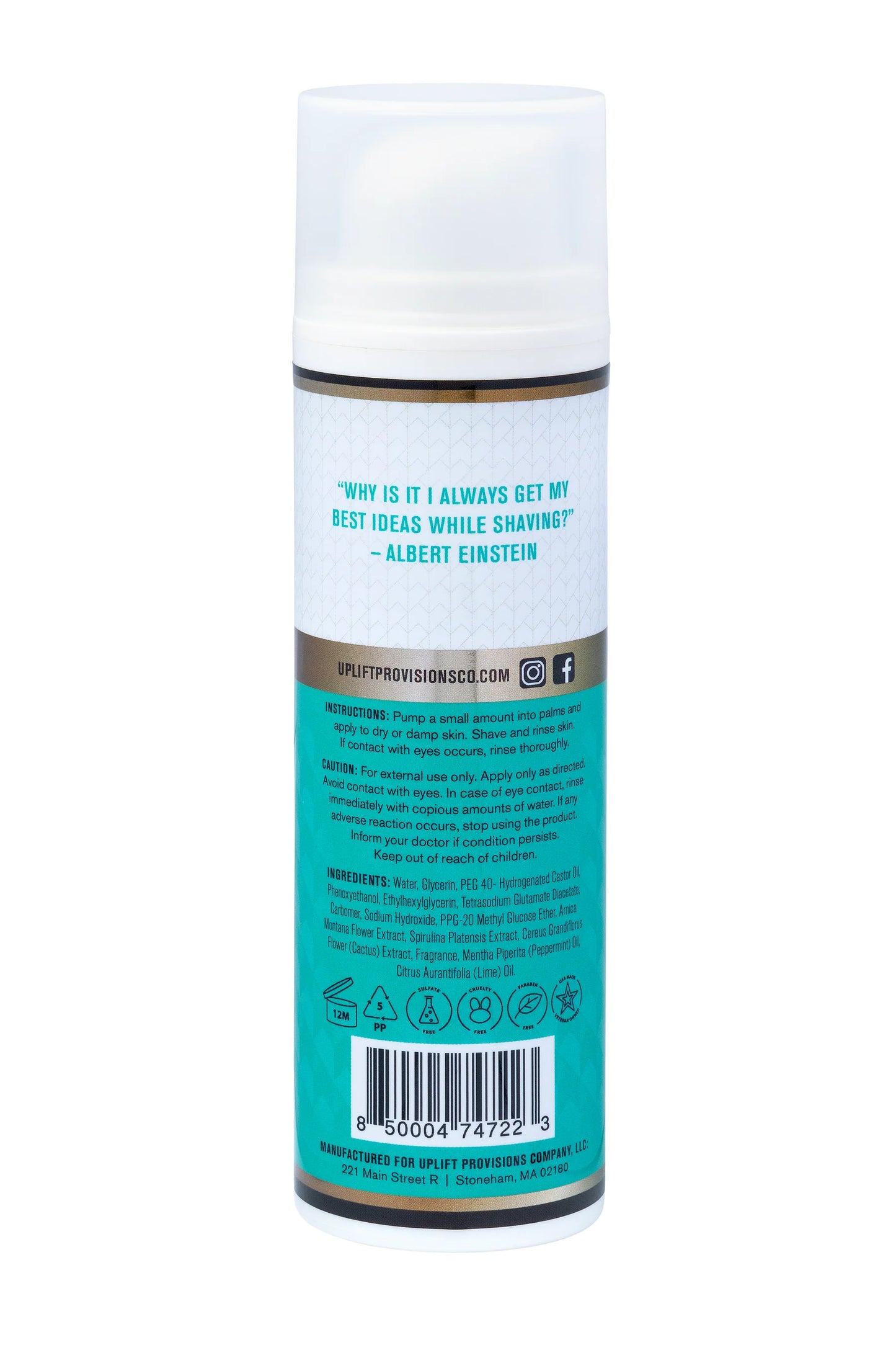 Clear Shave Gel 5 oz