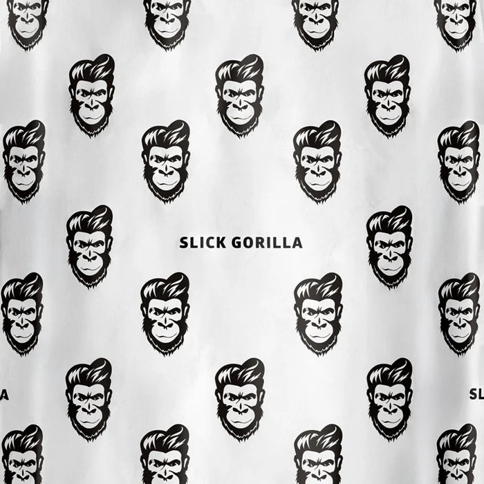slick gorilla Barber Cape White