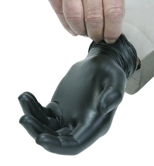 WORX Black Nitrile powder-free Gloves Provide Durability, Safety & Comfort 230mm Length 100pcs  S/M/L/XL