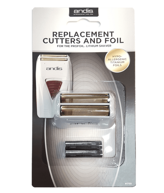 Andis ProFoil Lithium Titanium Foil Assembly and Inner Cutters #17155 - Goldy TV