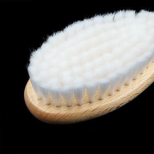 ND10 Wooden Handle Hairdressing Soft Fiber Brush Barber Neck Duster Cleaning Remove Brush Hair Styling Tools - Goldy TV