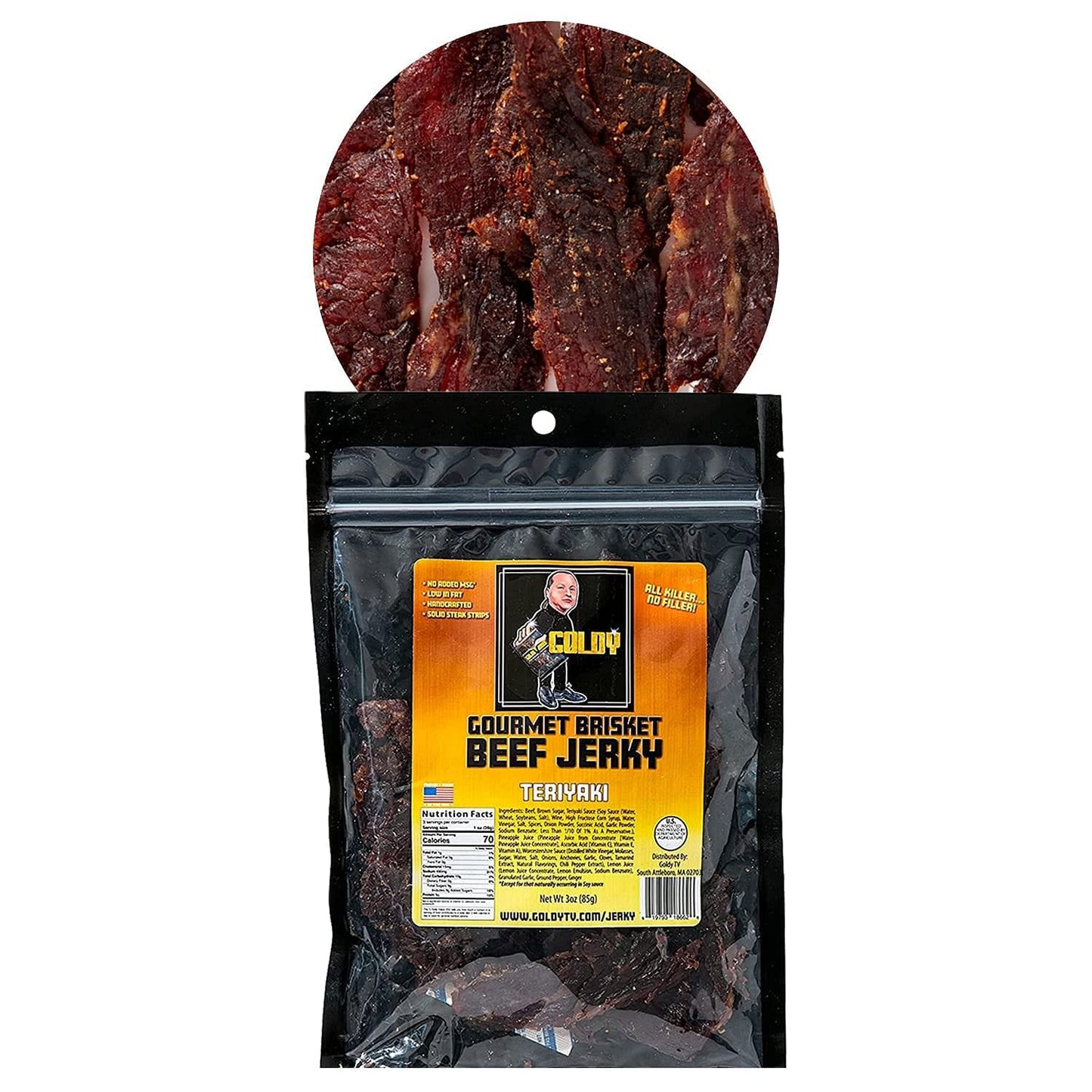 Teriyaki Brisket Beef Jerky