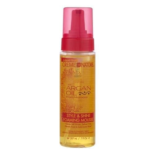 #78583-CRÈME OF NATURE ARGAN OIL FOAM MOUSSE, 7OZ
