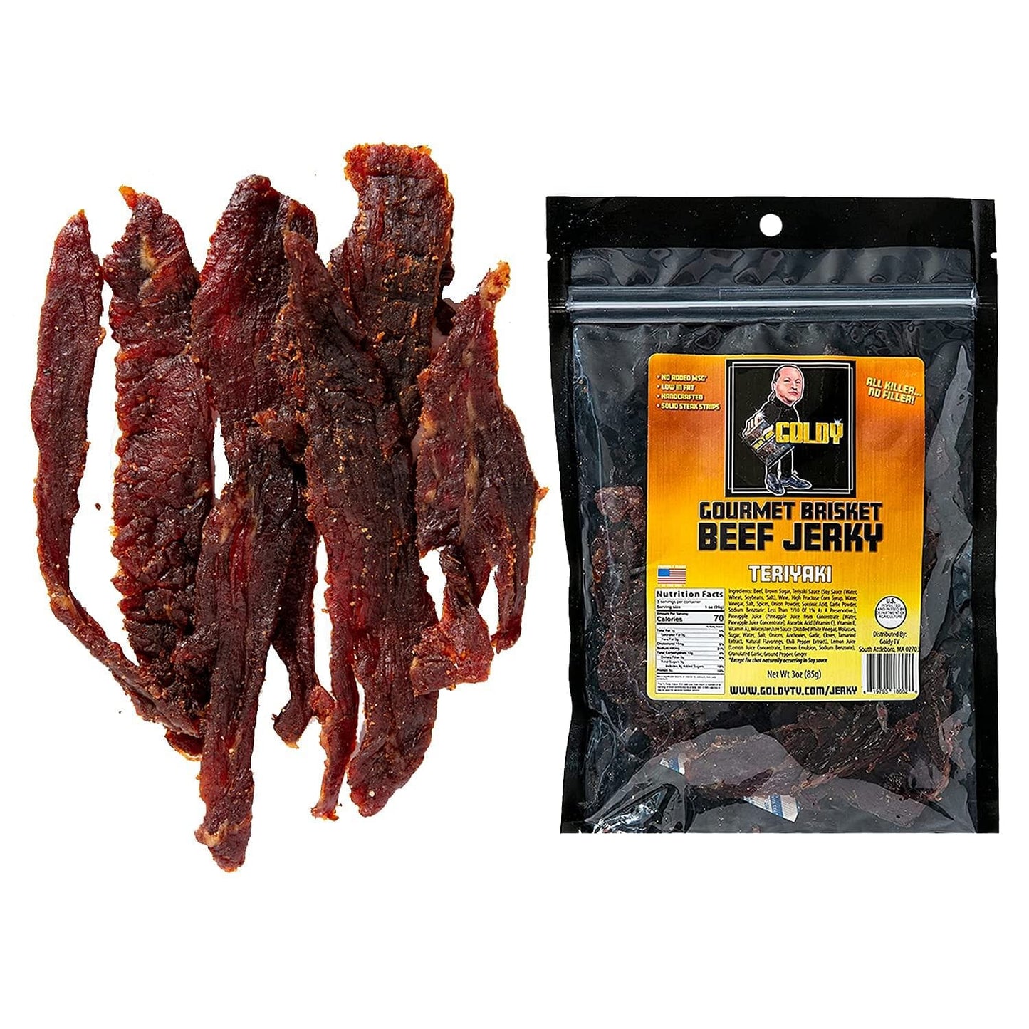 Teriyaki Brisket Beef Jerky