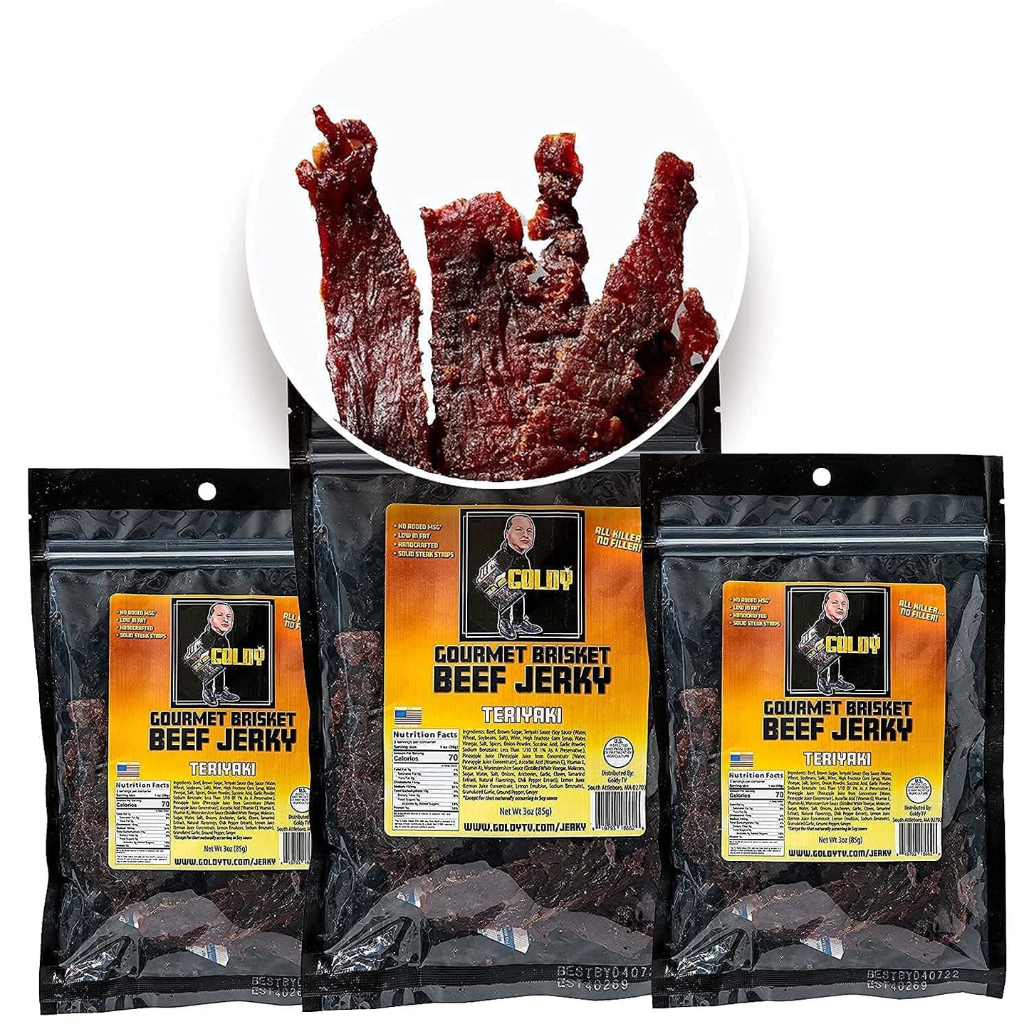 Teriyaki Brisket Beef Jerky