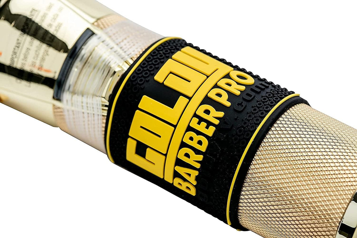 Goldy Professional Barber Clipper Grip 3 PCS, Grip Bands, Non Slip and Heat Resistant Clipper Bands ( Black/Yellow )