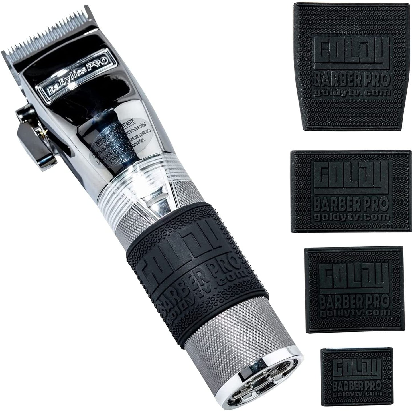 Goldy Professional Barber Clipper Grip Bands, Non Slip and Heat Resistant Clipper Bands