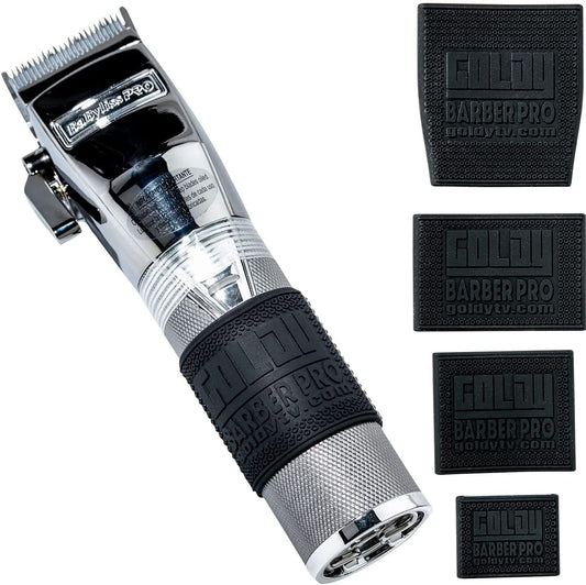 Goldy Professional Barber Clipper Grip Bands, Non Slip and Heat Resistant Clipper Bands