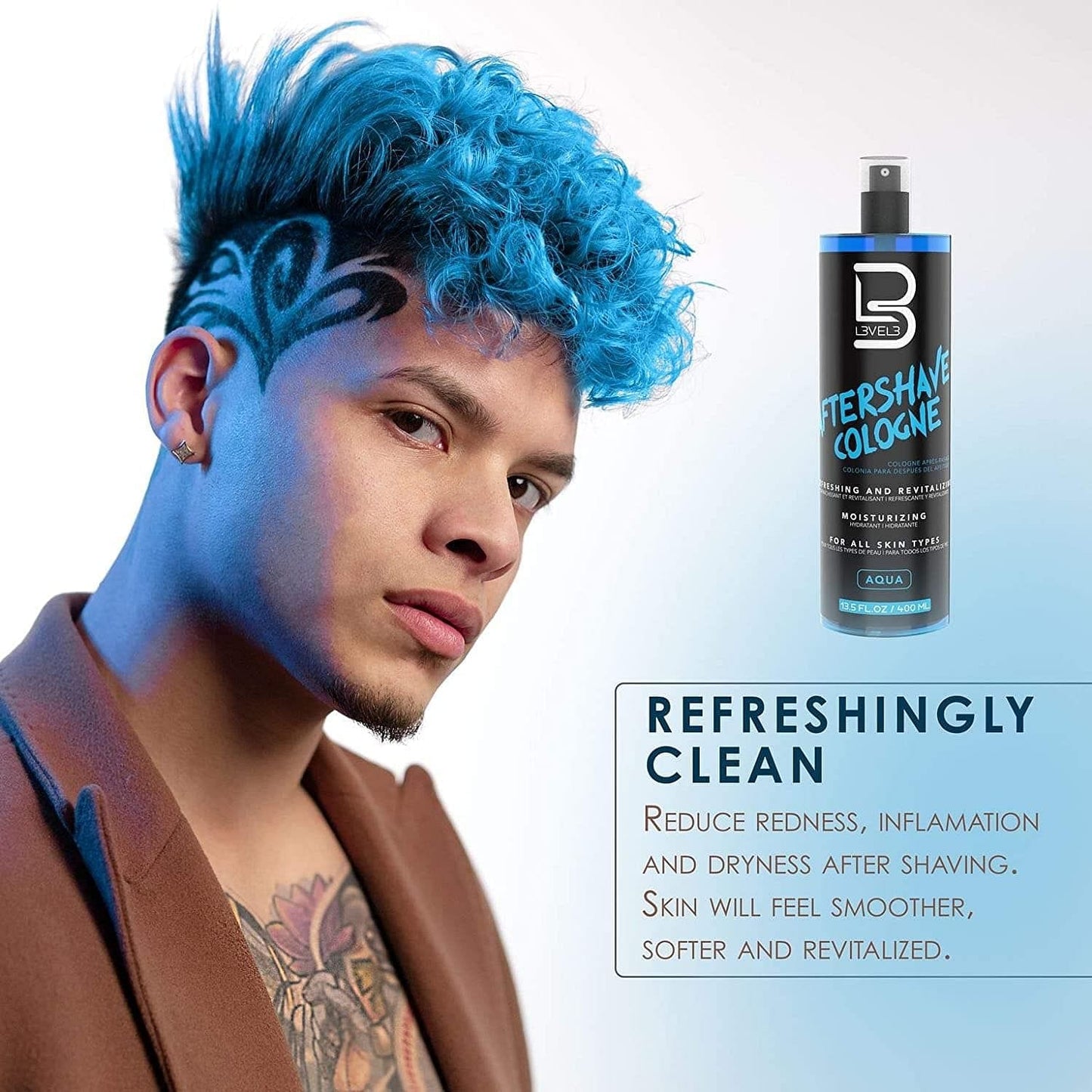 Level 3 After Shave Cologne Calms Redness and Irritation Hydrating Refreshing for Skin - Goldy TV