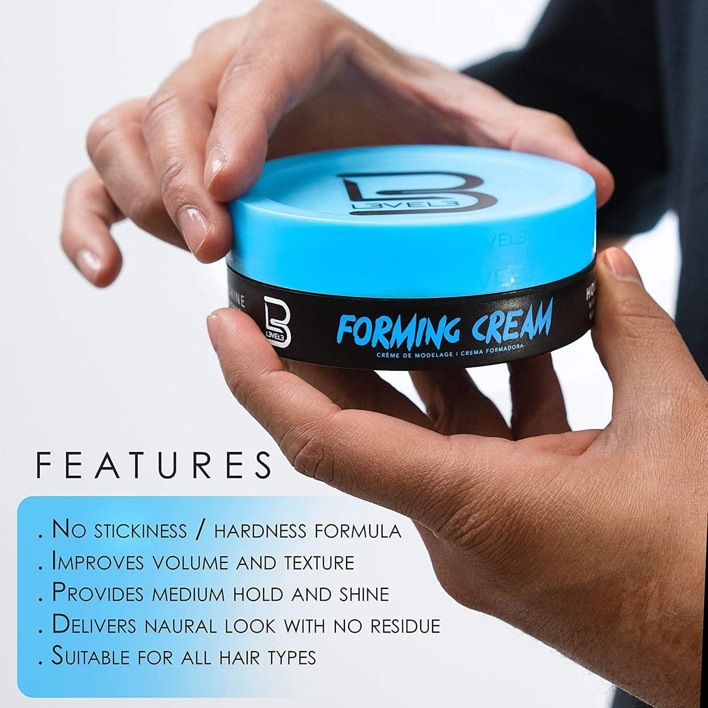 Level 3 Forming Cream Natural Look Hairstyle Improves Volume Level Three Hair Cream - Goldy TV