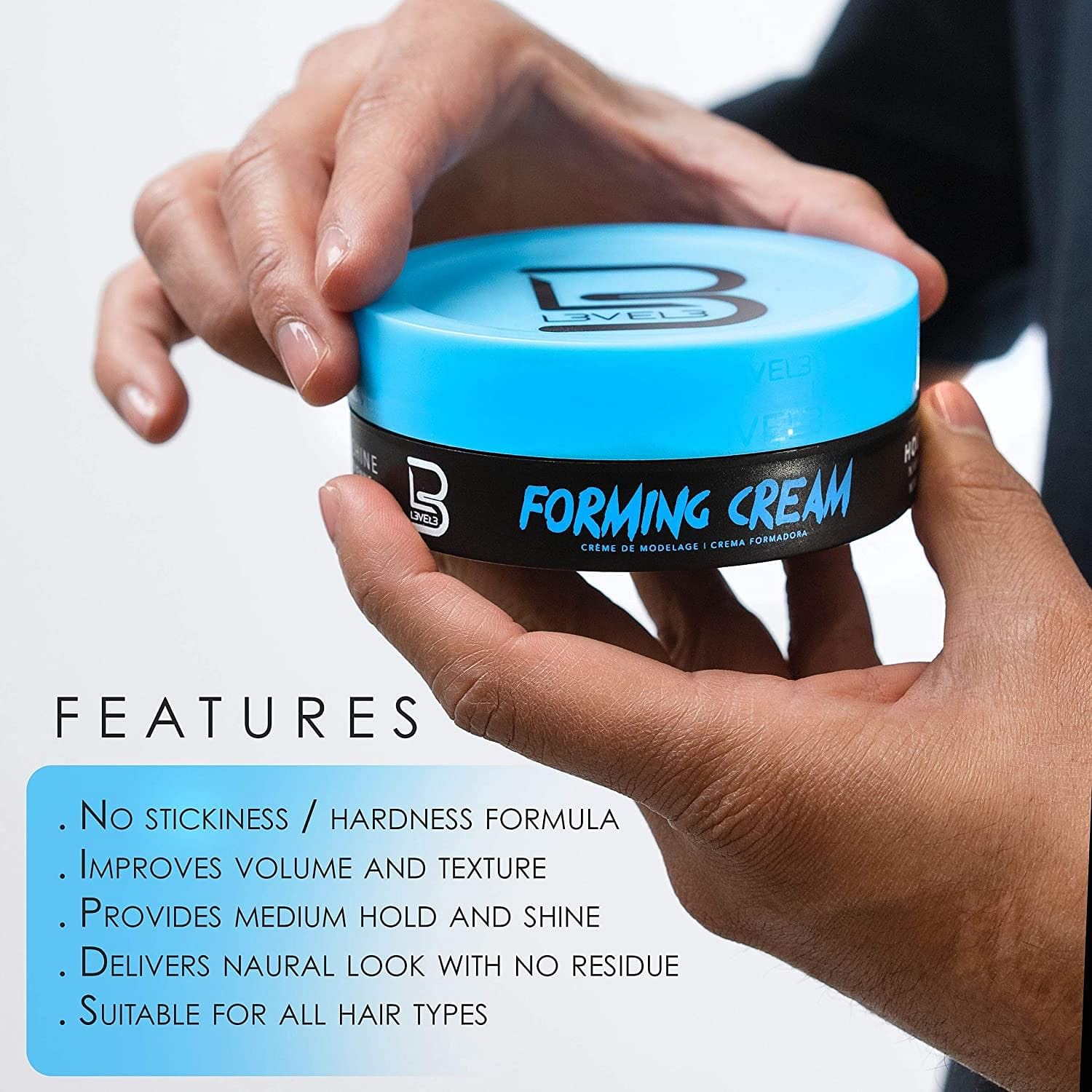 Level 3 Forming Cream Natural Look Hairstyle Improves Volume Level Three Hair Cream - Goldy TV