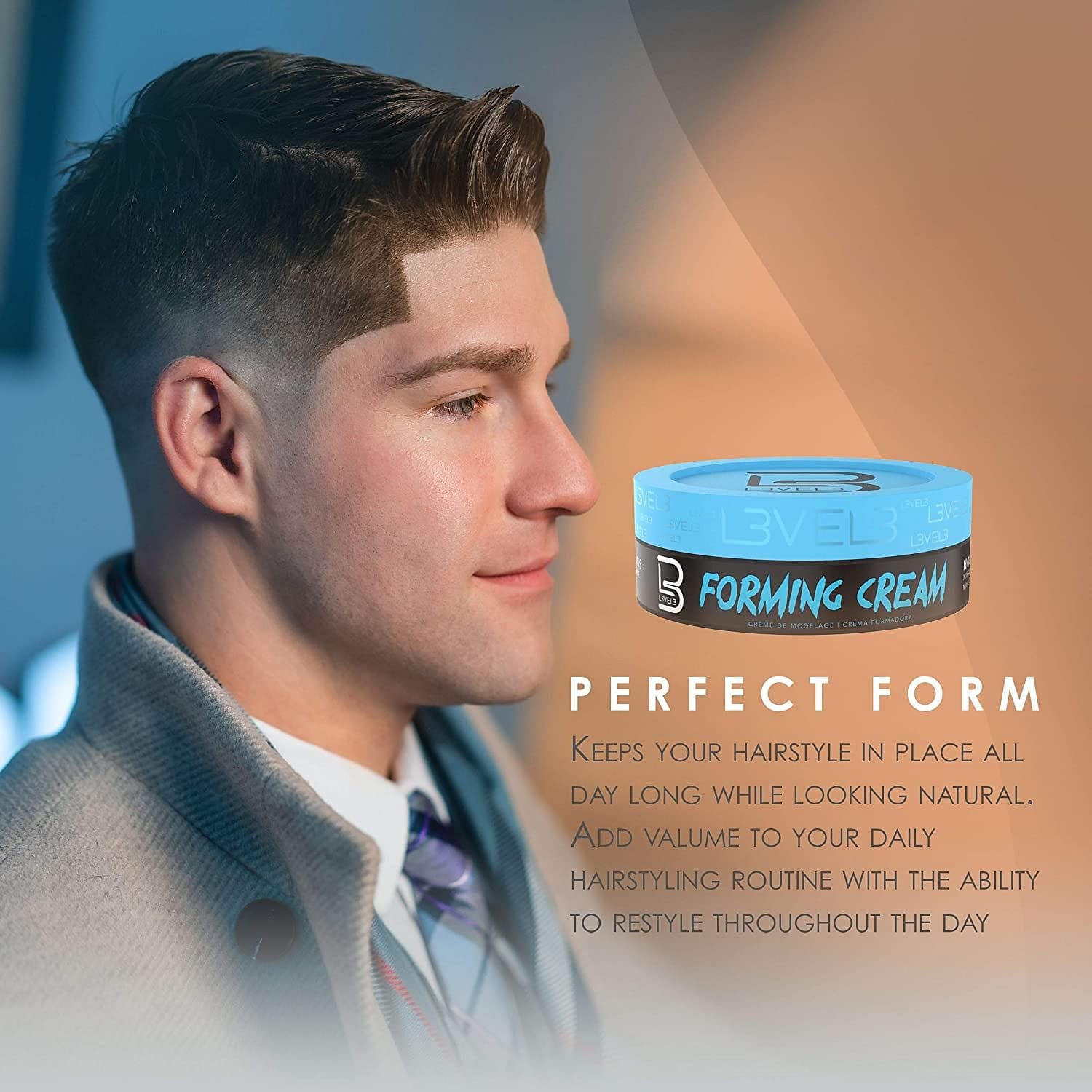 Level 3 Forming Cream Natural Look Hairstyle Improves Volume Level Three Hair Cream - Goldy TV