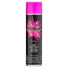 Rebel Temporary Hair Spray Paint-Prints (Purple) - Goldy TV