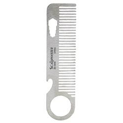 Scalpmaster Stainless Beard Comb - Goldy TV