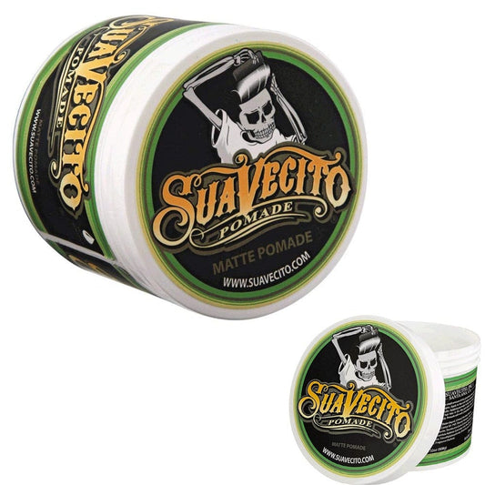 Suavecito Pomade Matte Shine-Free Creamy Consistency Effortless Styling Medium Hardness Formula 4 Ounce - Goldy TV