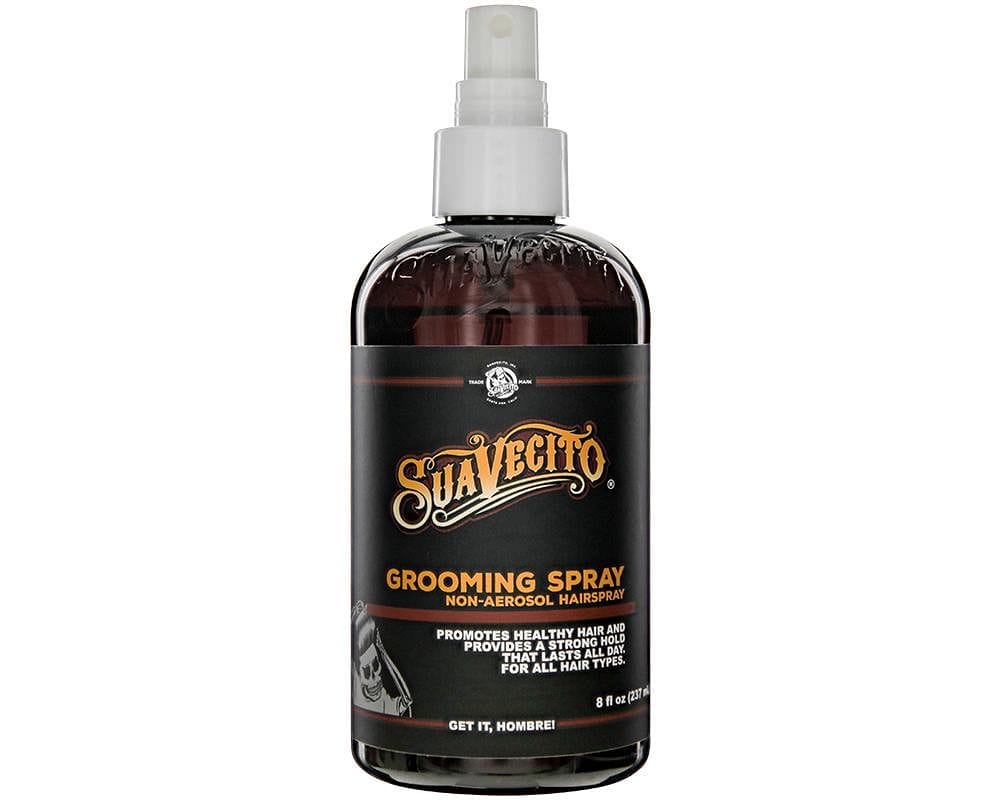 Suavecito Pomade Grooming Spray, 8 oz High Shine Strong Hold (Non-Aerosol Hairspray) - Goldy TV