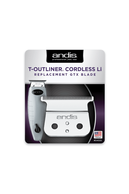 Andis Cordless T-Outliner Li Replacement Deep Tooth GTX Blade #04555 - Goldy TV