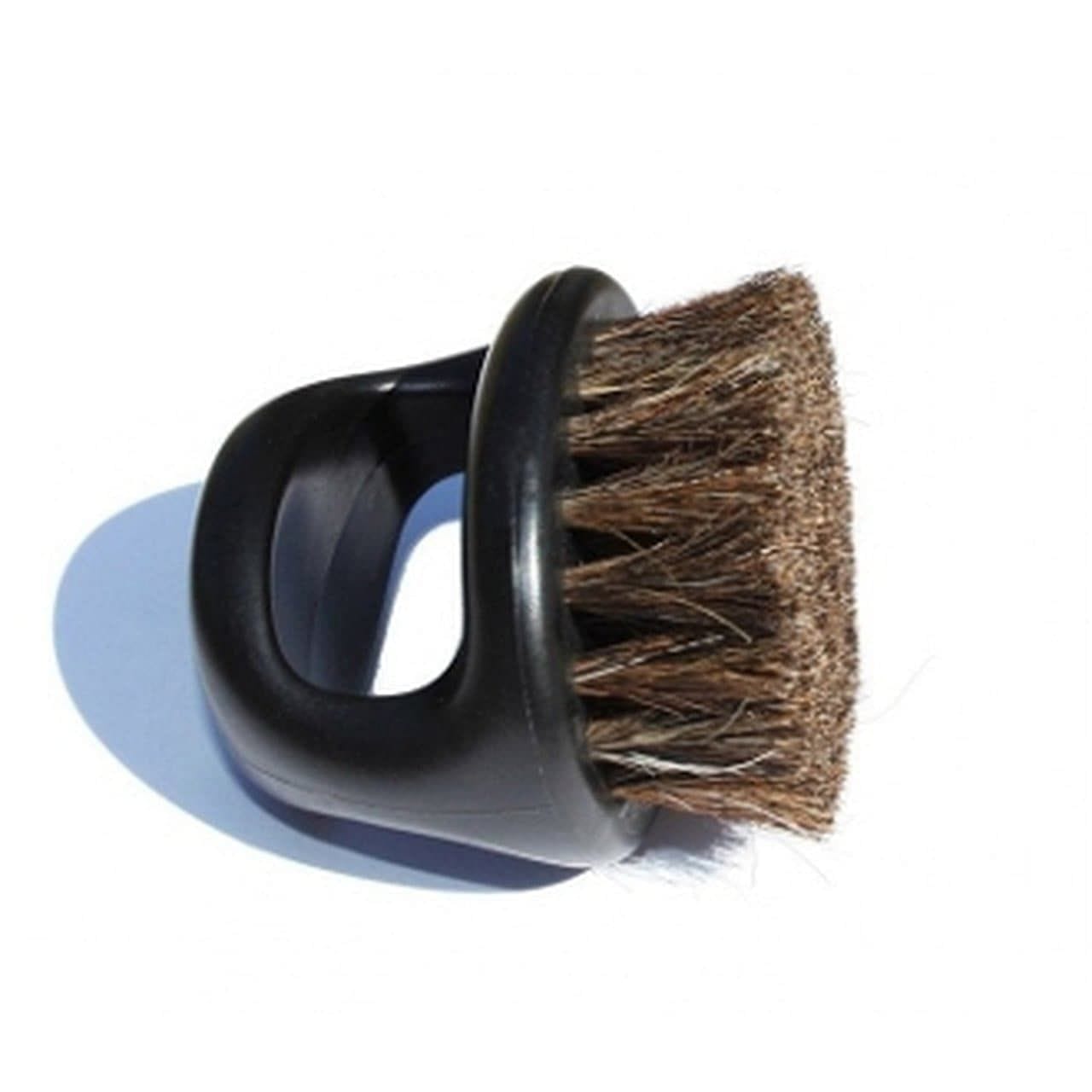 100% Scalpmaster Boar Bristle Knuckle Barber Brush - Goldy TV