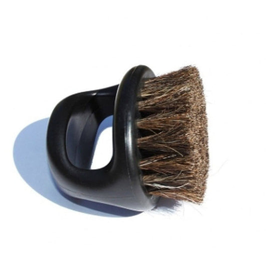 100% Scalpmaster Boar Bristle Knuckle Barber Brush - Goldy TV