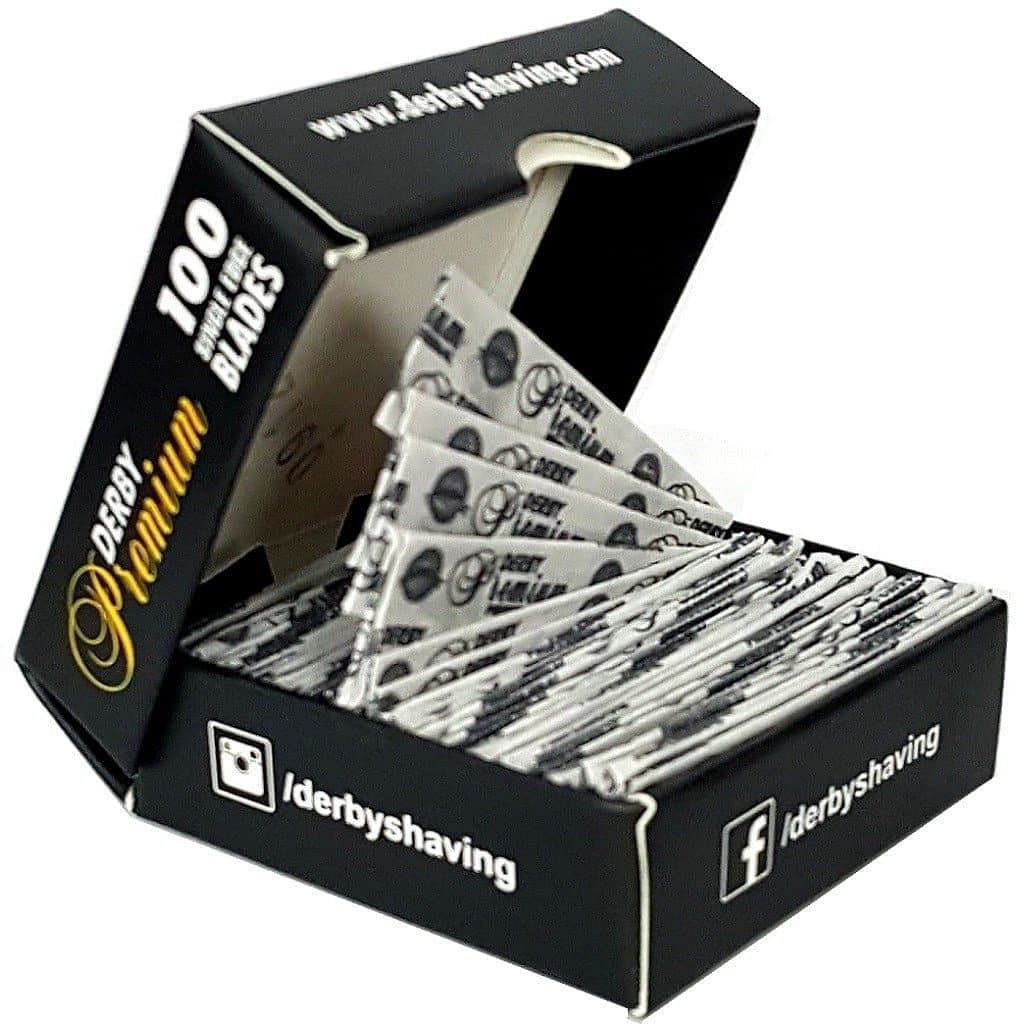 Derby Premium Single Edge Razor Blades - Goldy TV