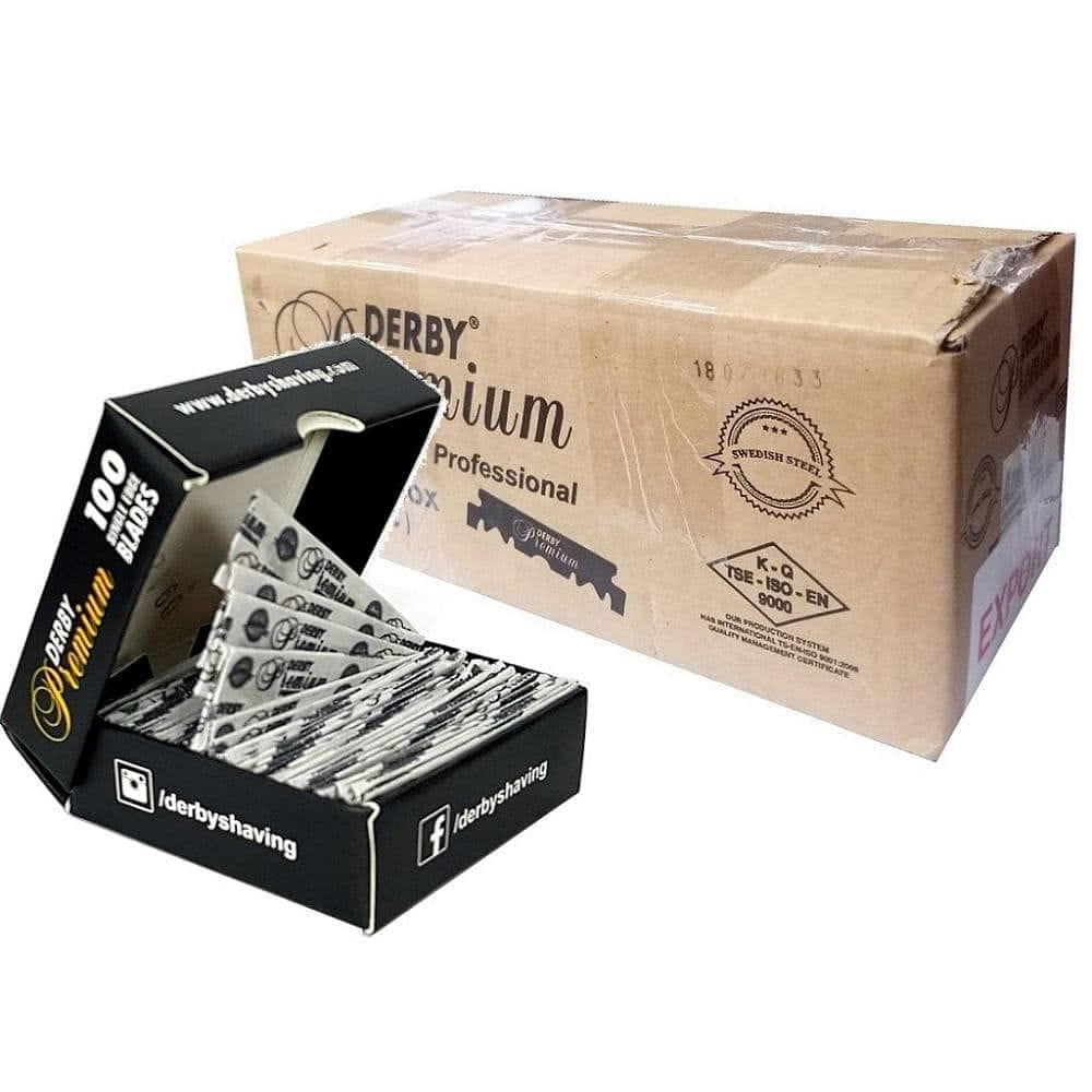 Derby Premium Single Edge Razor Blades - Goldy TV