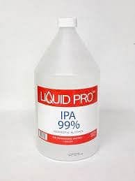 LIQUID PRO IPA 99% ISOPROPYL ALCOHOL, 1 GALLON. SEALED. MADE IN USA - Goldy TV