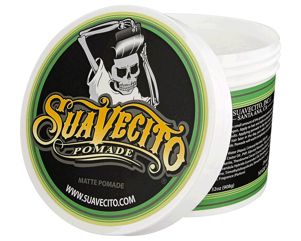 Suavecito Pomade Matte Shine-Free Creamy Consistency Effortless Styling Medium Hardness Formula 4 Ounce - Goldy TV