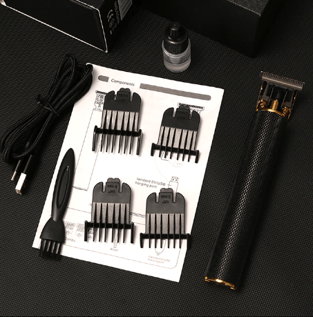 Premium Vintage T9 Hair Trimmer / Silver & Black