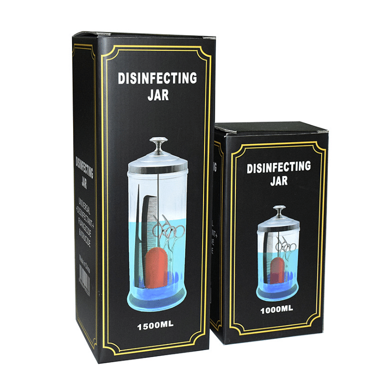 V Choice 45.5 oz. Glass Disinfectant Jar - Goldy TV