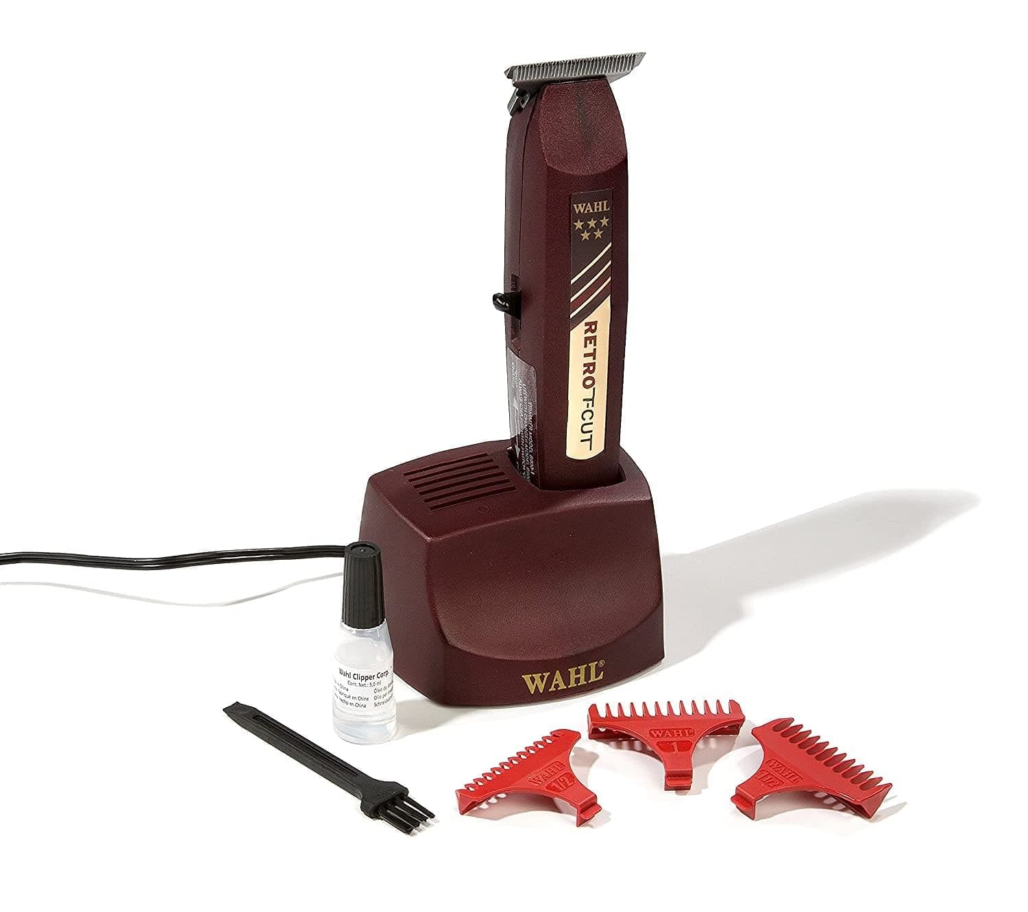 Wahl 5 Star Retro T-Cut Cordless Rechargeable Trimmer #8412 - Goldy TV