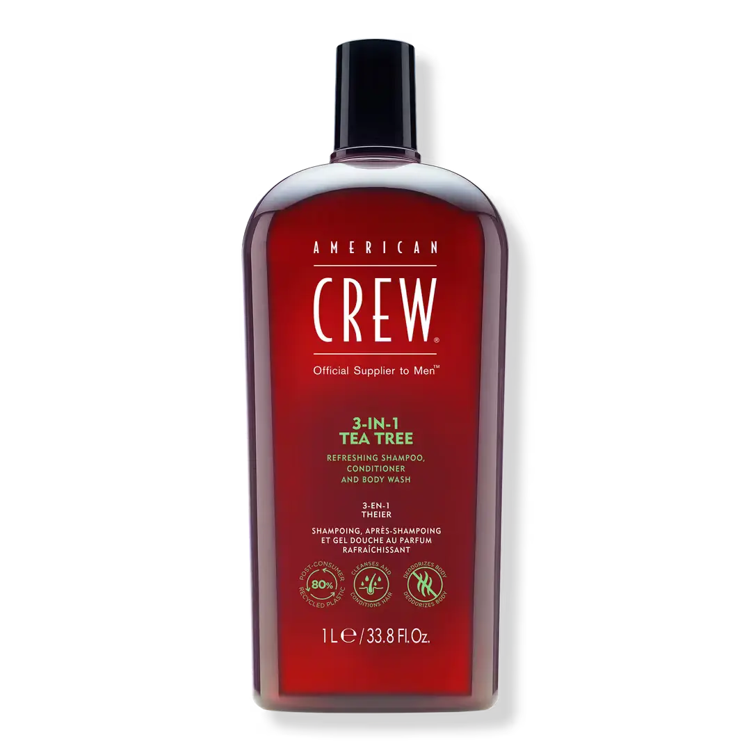 AMERICAN CREW 3 in 1 TEA TREE SHAMPOO 33.8 oz