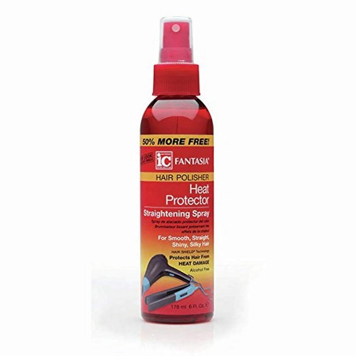 Fantasia Heat Protector Straightning Spray, 6 Fl.Oz