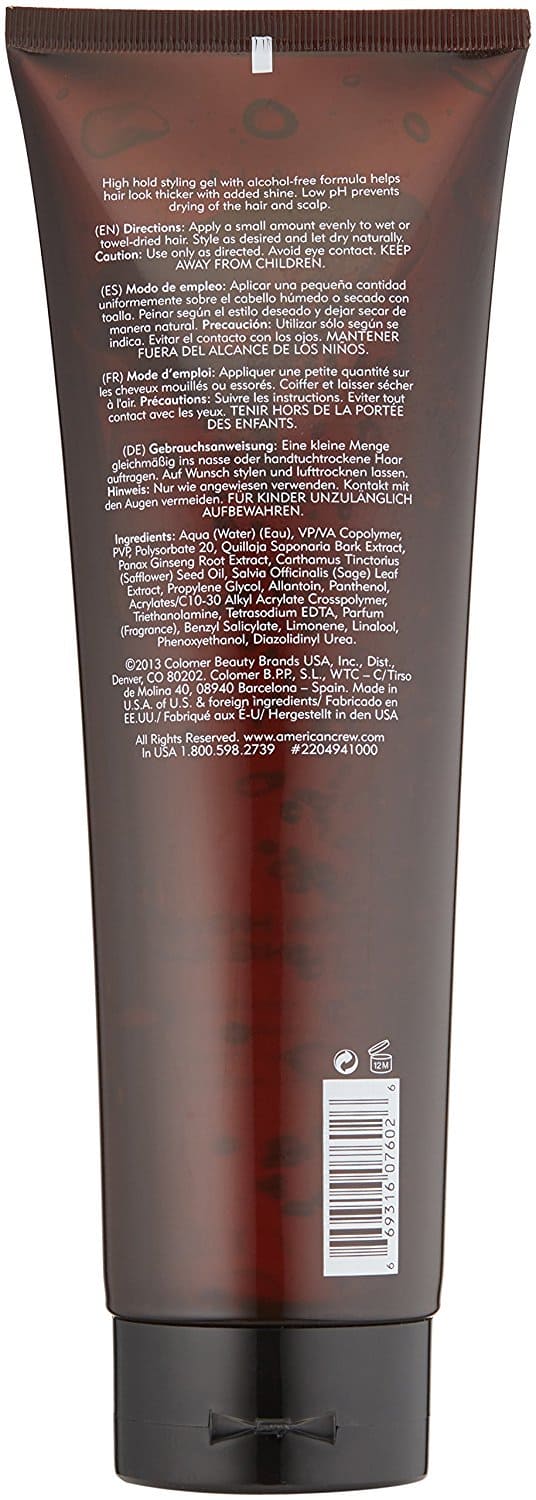 American Crew Firm Hold Styling Gel 13.1oz Tube