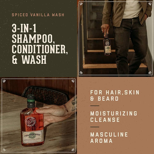 18.21 Man Made Wash Spiced Vanilla, 18oz