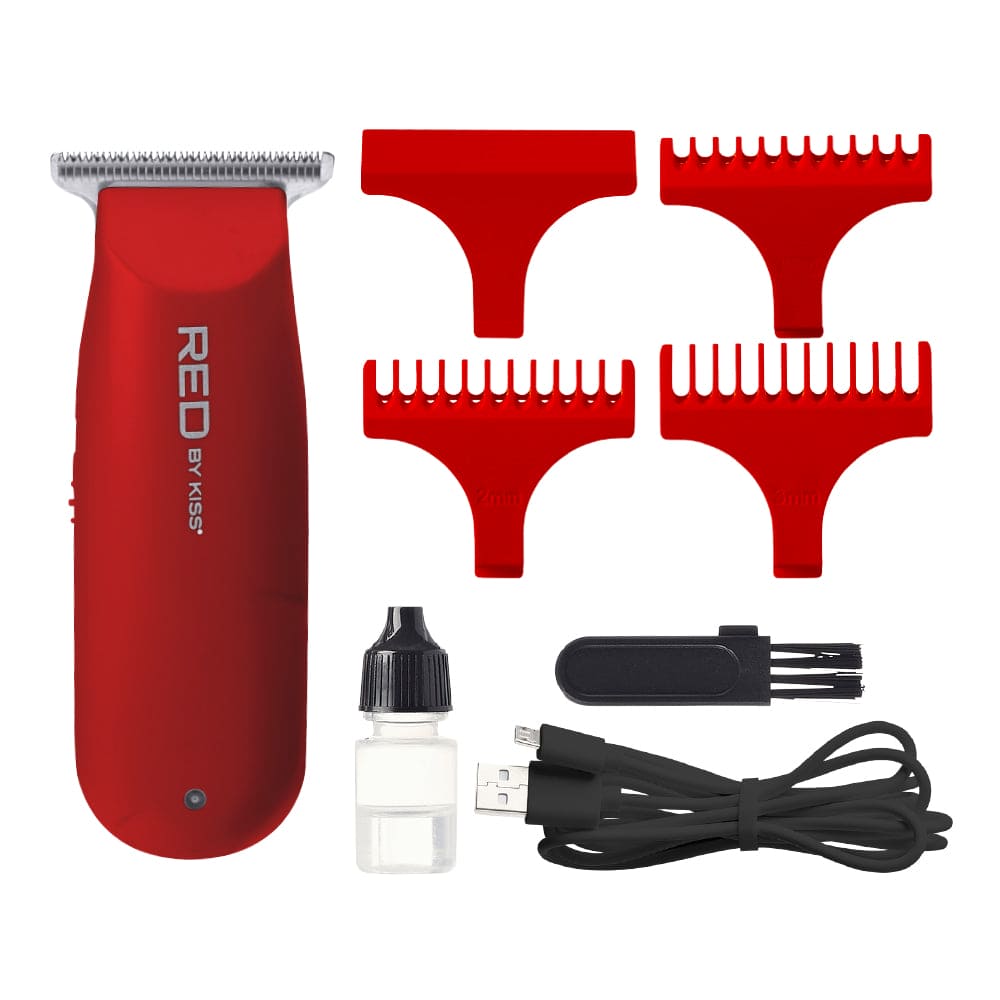 RED PRO CORDLESS RECHARGEABLE MINI TRIMMER