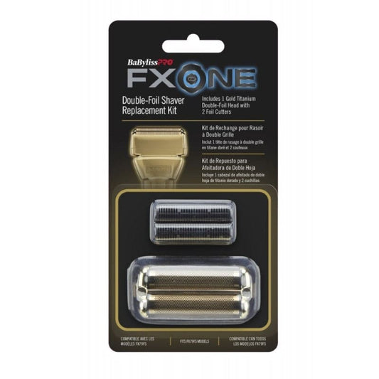 BabylissPro FXONE GOLDFX Double-Foil shaver Cutter & Foil Replacement #FX79RF2G